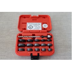 PDC Parkeer sensor ponsgereedschapset voor 17 - 32 mm PDC-sensoren