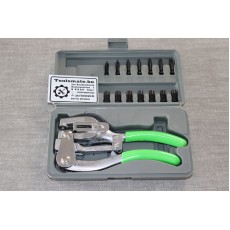 Plaatstaal gaten pons set 1 mm tot 7,5 mm