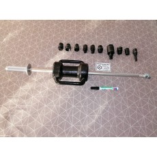 Zware injector hamer (6,3 kg) trekker met 11 delige injector adapterset