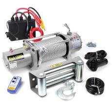 Elektrische kabellier winch 12V 5909kg met draadloze afstandsbediening