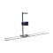 Koplamp tester met laser en digitale lux meter op rail