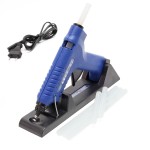 Hete lijmpistool set - incl. opwarmstation, lijmpatronen en koffer
