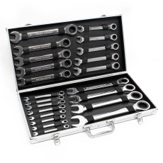 22 delige ratelsleutel set 6 tot 32 mm