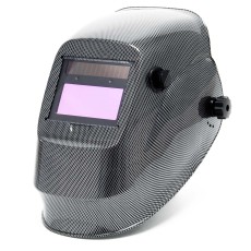 Lashelm met carbon print met vizier van 93 x 42mm