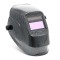 Lashelm met carbon print met vizier van 93 x 42mm