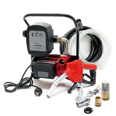 Zelf aanzuigende diesel pomp 230V / 600W 40l / min met pistool