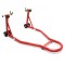 Motorfiets paddock stand achteras