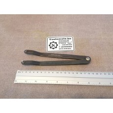 Spansleutel chroom vanadium staal, lengte 180 mm, pen ø 4 mm