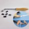  Kunststof lassen met hete lucht 1600W hete luchtpistool plastiek plastic herstel