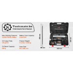 Vetpomp op batterijen 20 V 125 gr / min 10.000 PSI