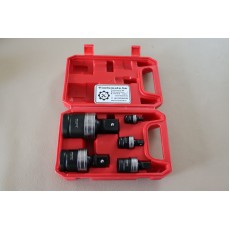 5-delige Impact bolkop zwenkgewricht swivel adapter set