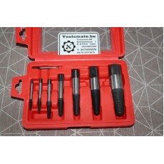 8 delige bout en stud extractor set