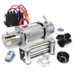 Elektrische kabellier winch 12V 5909kg met draadloze afstandsbediening