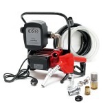 Zelf aanzuigende diesel pomp 230V / 600W 40l / min met pistool