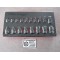 18 delige E - Torx slagdoppen set 3/8 E5 - E16 1/2 E10 - E24
