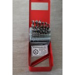 25 delige high speed steel HSS boren set